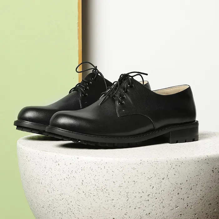 karine(MIT台灣製)全真皮綁帶低跟牛津鞋-黑色 歷史價格詳細信息