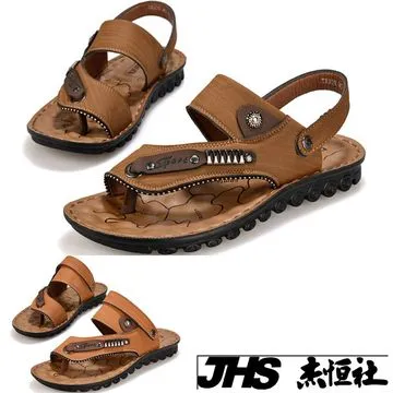 【JHS杰恆社】RAKASO款A508索走防水墊真皮墊真皮牛皮包頭露趾涼鞋拖鞋人字拖夾腳拖海灘鞋沙灘鞋諾喀索 歷史價格詳細信息