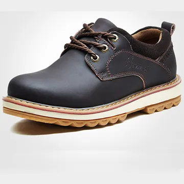 秋冬男士休閑低幫加絨馬丁靴男工裝保暖防水皮鞋男防滑廚師工作鞋 歷史價格詳細信息