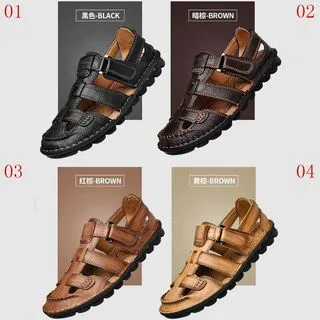 涼男款夏休閑運動開車外穿沙灘男士氣墊拖高級感不臭腳潮 歷史價格詳細信息