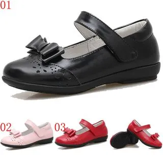 真皮女童黑色皮鞋表演出鞋春秋大童白色兒童公主軟底小學生英倫風 歷史價格詳細信息