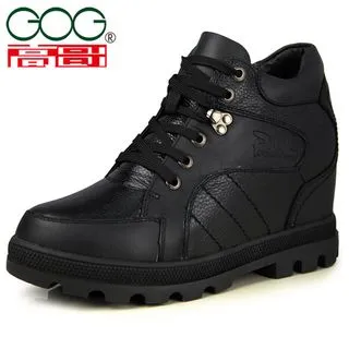 【JHS 杰恆社】GOG高哥2017春新款休閒系帶超輕布鞋兩色可選W21765藍色W21766灰色增高6CM 歷史價格詳細信息