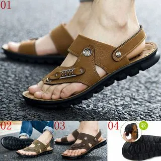 【JHS杰恆社】RAKASO款A508索走防水墊真皮墊真皮牛皮包頭露趾涼鞋拖鞋人字拖夾腳拖海灘鞋沙灘鞋諾喀索 歷史價格詳細信息