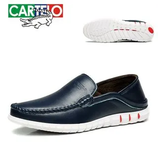 cartelo/卡迪樂2022年夏季男士牛皮涼鞋兩穿軟底一腳蹬沙灘鞋 歷史價格詳細信息