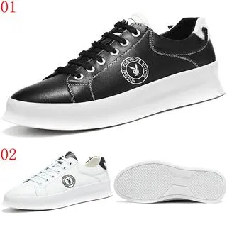 +花花公子板鞋男款學生韓版百搭休閑皮鞋男士春秋軟底運動小白潮鞋 歷史價格詳細信息