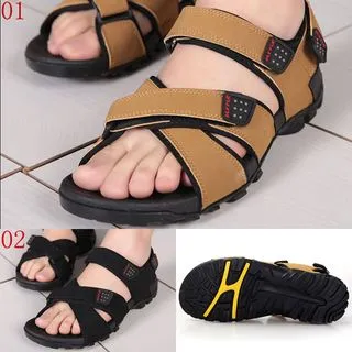 皮涼鞋男款夏季高端外穿運動兩用戶外涉水防滑爸爸開車沙灘涼拖鞋鞋 歷史價格詳細信息