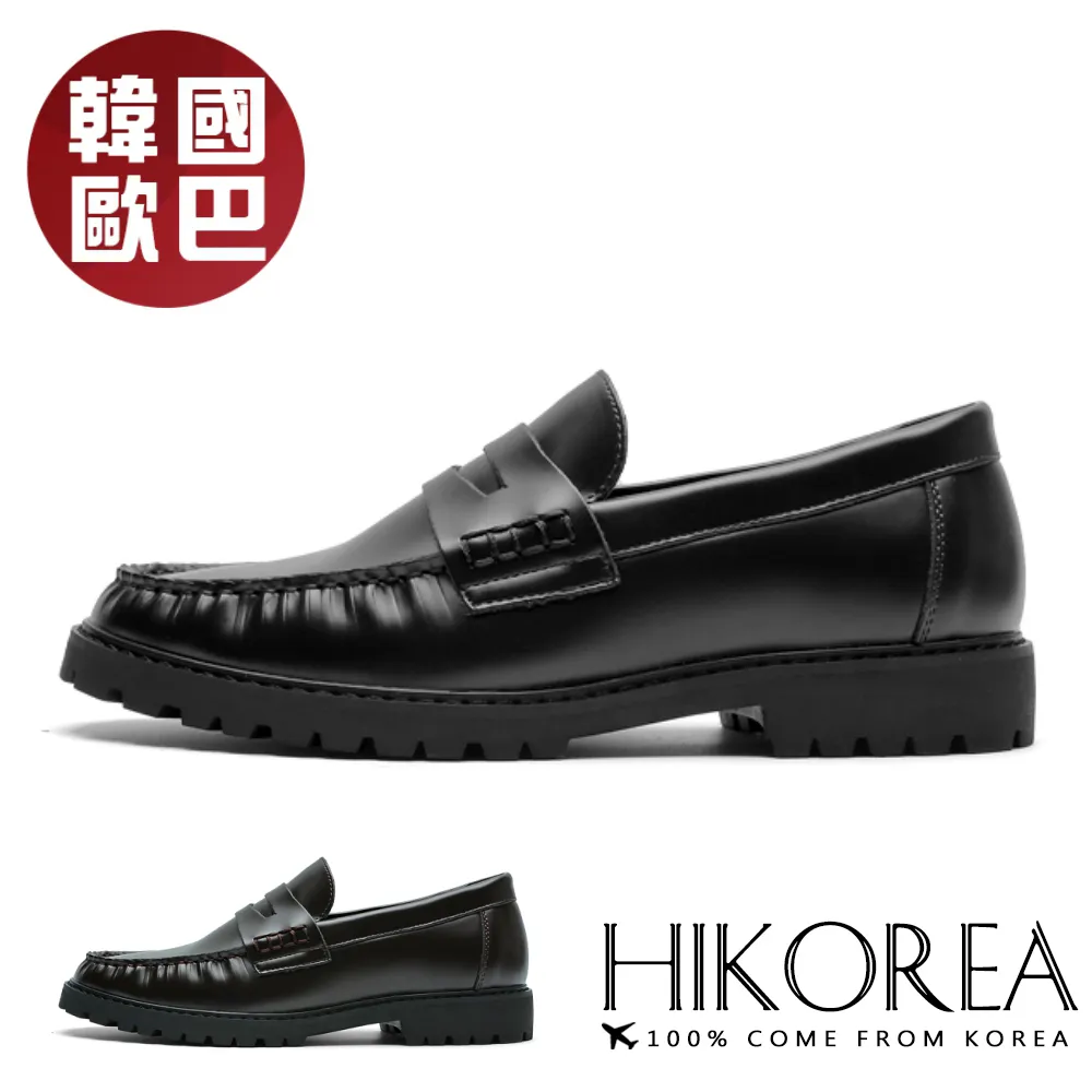 【HIKOREA】韓國空運/韓國直送。男款立體折線時尚皮革尖頭紳士皮鞋(73-439共2色/現貨+預購) 歷史價格詳細信息