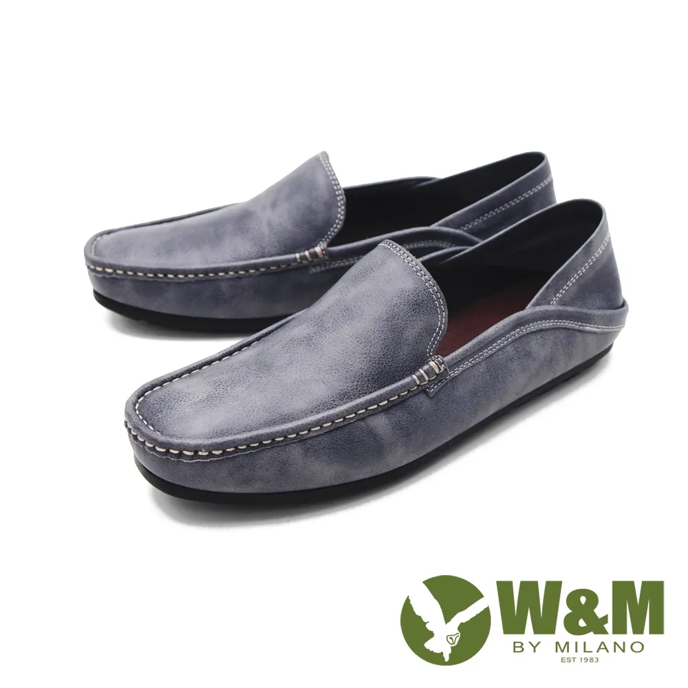 W&M(男)圓頭馬弦釦樂福鞋 男鞋 -深咖(另有深藍) 歷史價格詳細信息