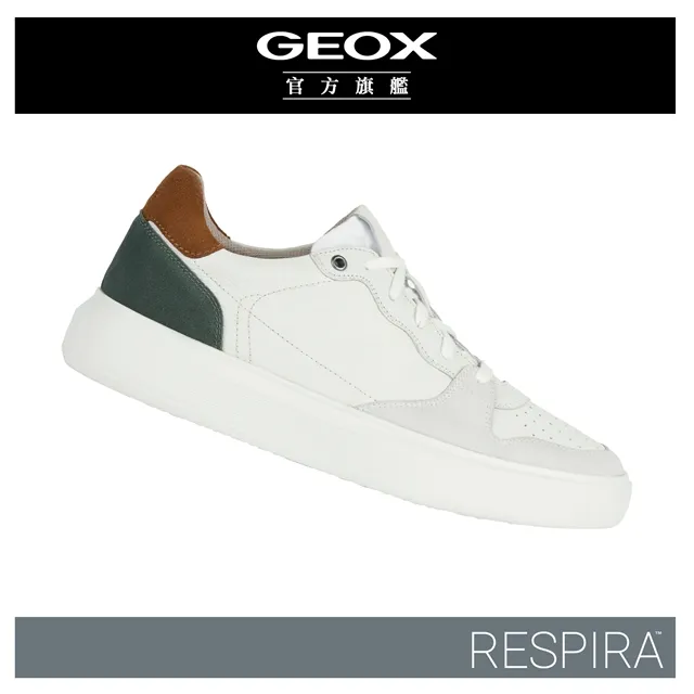 【GEOX】男士防水抗滑高爾夫運動休閒鞋｜白 AMPHIBIOX™ GM4S704-05 歷史價格詳細信息