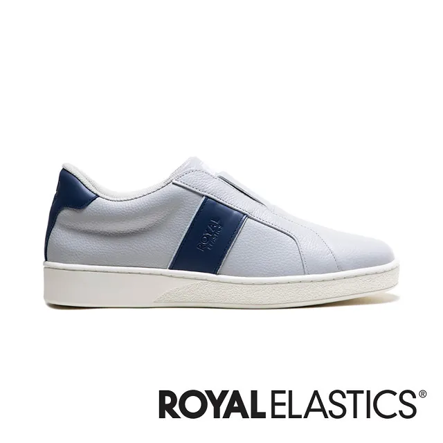 Royal Elastics 休閒鞋 Bishop 白 藍 男鞋 真皮 彈力帶 懶人鞋 【ACS】 01731005 歷史價格詳細信息