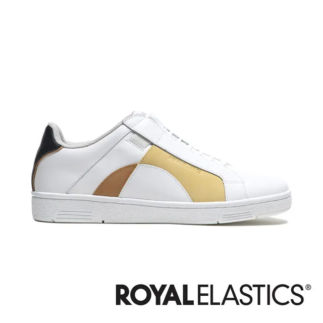 ROYAL ELASTICS ICON 白黃綠真皮運動休閒鞋 (男) 01923-034 歷史價格詳細信息