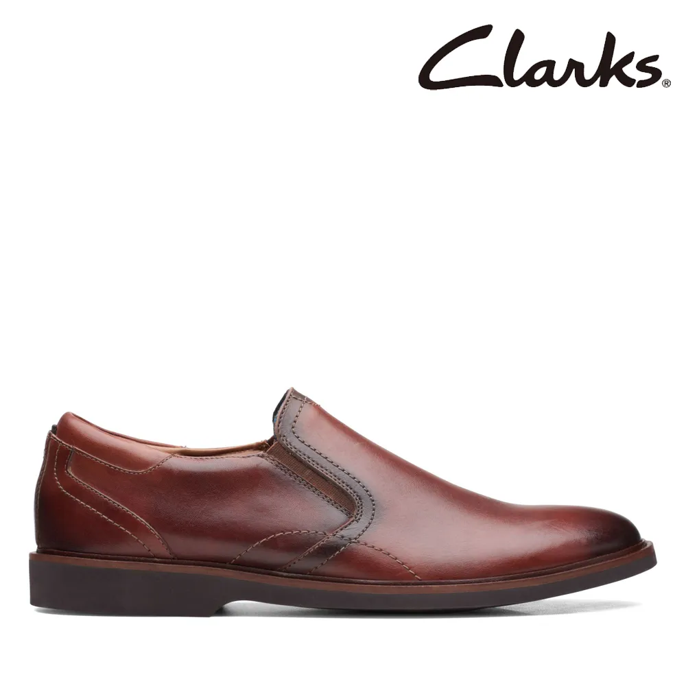 【Clarks】男款Malwood Easy 輕量微尖頭全皮面套入便鞋 CLM68169C) 歷史價格詳細信息