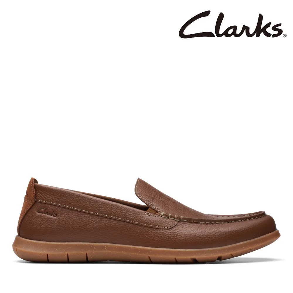 全新????Clarks 皮鞋 Mens Escalade Step皮鞋 10號半 寬楦 黑 樂福鞋 歷史價格詳細信息