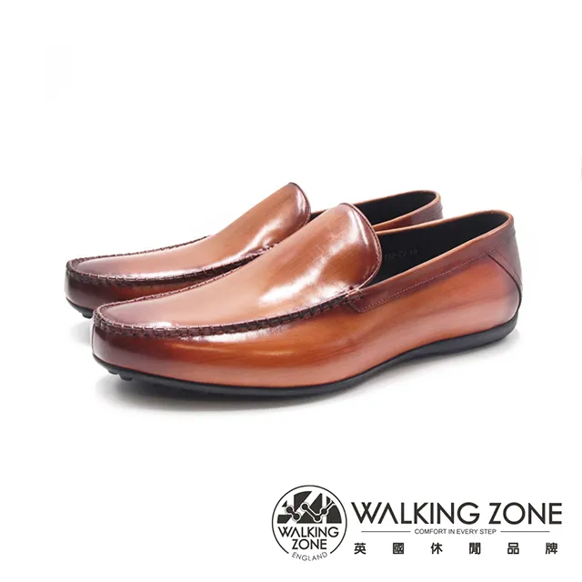 WALKING ZONE(男)車縫素面正裝皮鞋 男鞋-黑(另有棕) 歷史價格詳細信息