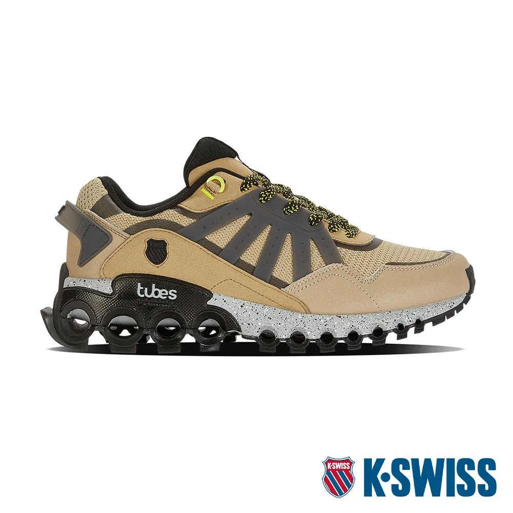 【K-SWISS】輕量訓練鞋 Tubes Sport Trail-男-卡其/灰/黃(08540-201) 歷史價格詳細信息