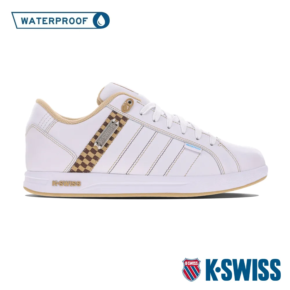 K-SWISS Lundahl WP防水運動鞋-男-白/藍/紅 歷史價格詳細信息
