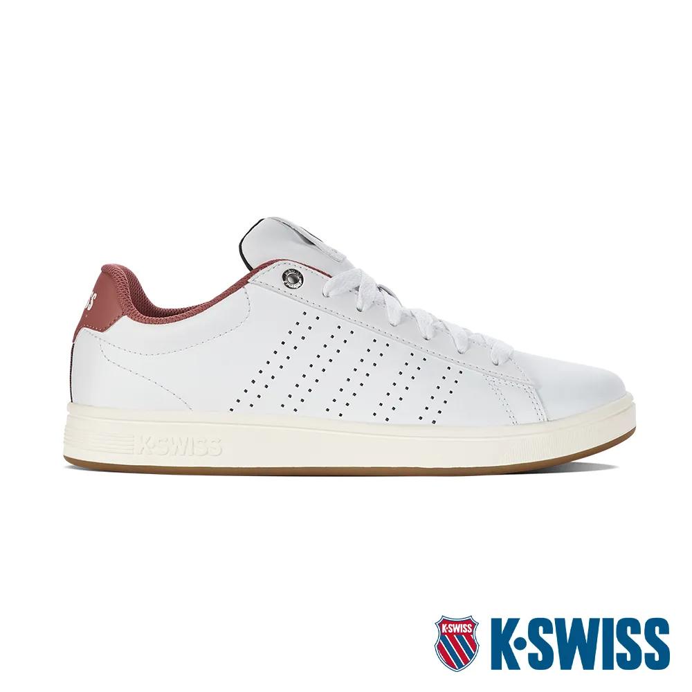 K-SWISS Base Court時尚運動鞋-男-白/藍/芥末黃 歷史價格詳細信息