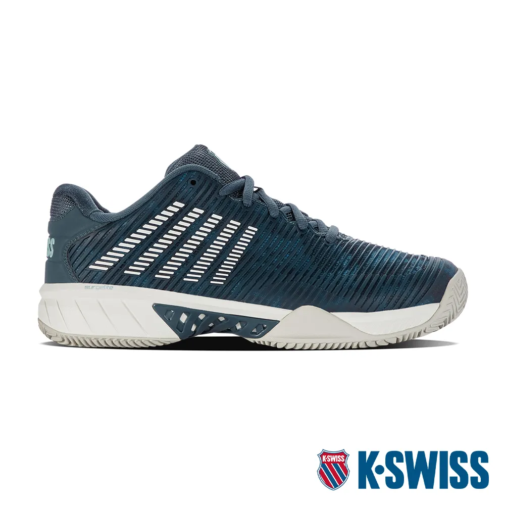 【K-SWISS】輕量進階網球鞋 Hypercourt Supreme-女-藍/蜜桃橘(96615-407) 歷史價格詳細信息