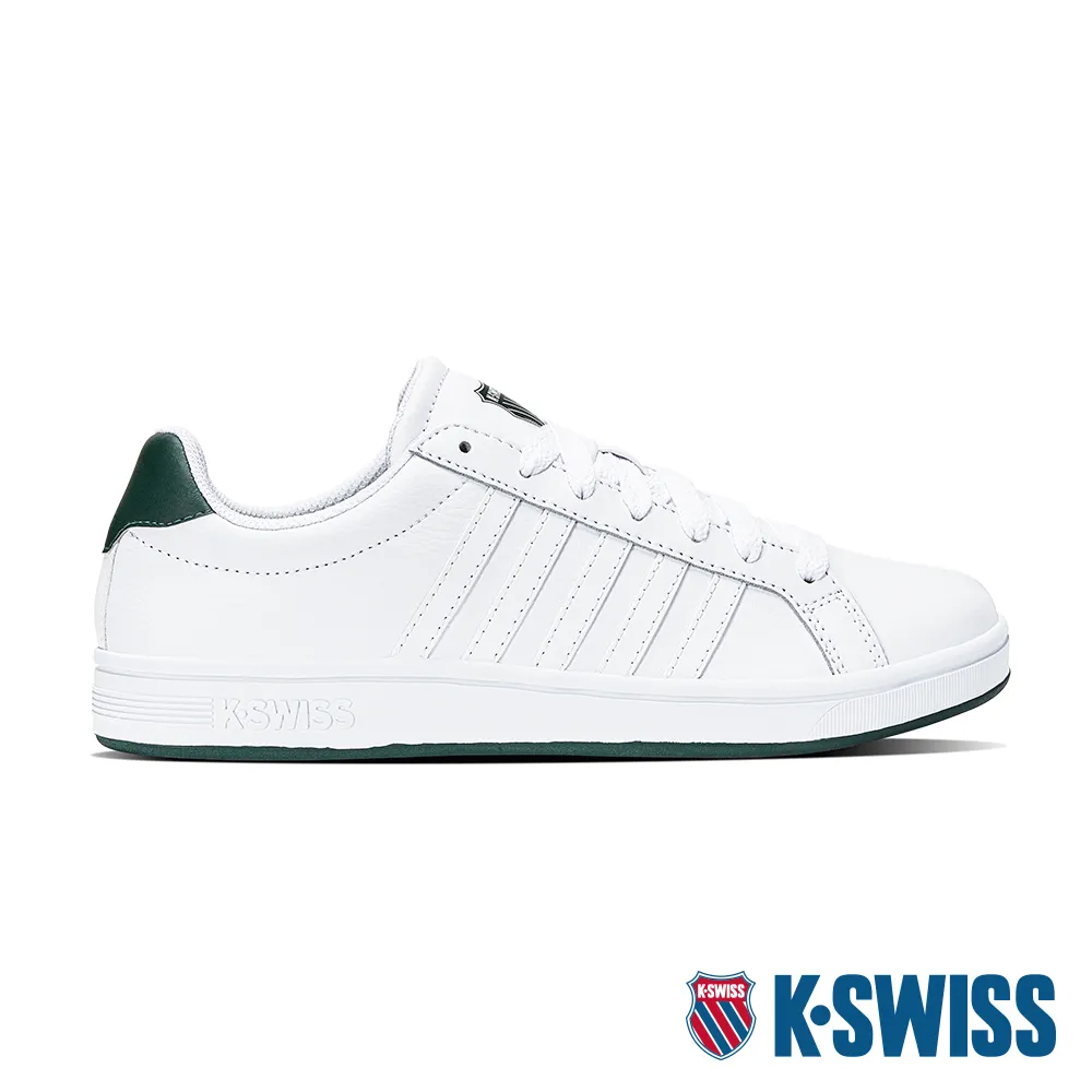 K-swiss COURT TIEBREAK 黑白色 皮革 休閒鞋 男款 B3806【新竹皇家07011-938】 歷史價格詳細信息