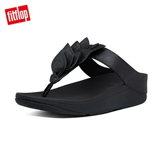 【FitFlop】FINO LEAF TOE-THONGS 葉片造型夾腳涼鞋-女(靓黑色) 歷史價格詳細信息