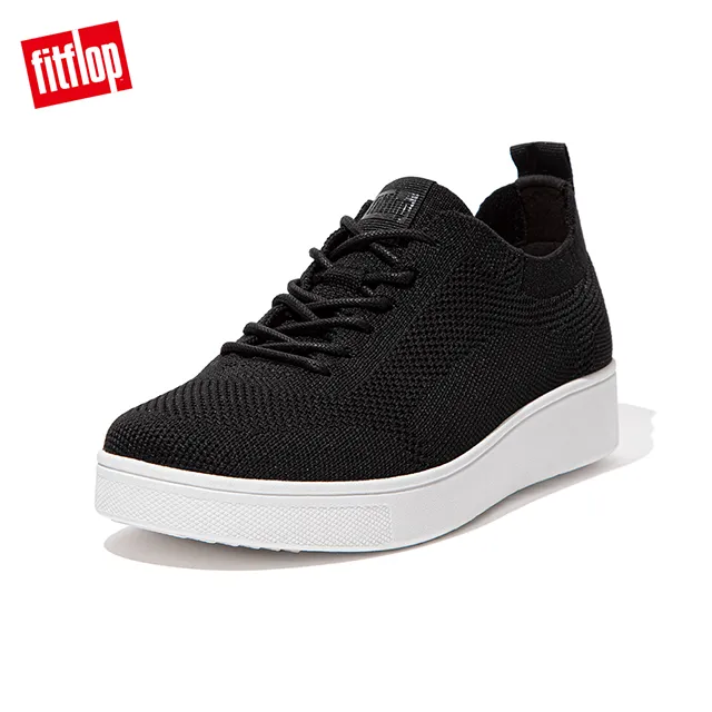 【FitFlop】RALLY TONAL KNIT SNEAKERS 運動風繫帶休閒鞋-女(都會白) 歷史價格詳細信息