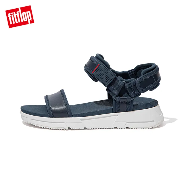 【FitFlop】HEDA SNAKE-PRINT BACK-STRAP SANDALS 時尚運動風後帶涼鞋-女(黑色/蛇紋) 歷史價格詳細信息