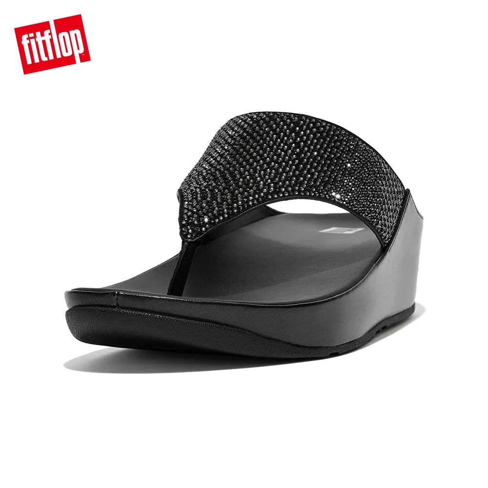 【FitFlop】OPALLE CRYSTAL TOE-POST SANDALS 水鑽造型夾腳涼鞋-女(玫瑰金) 歷史價格詳細信息