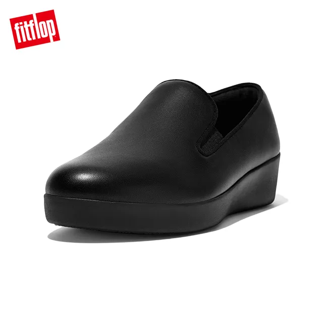 【FitFlop】SUPERSKATE PATENT CROC-PRINT LOAFERS 輕量休閒樂福鞋-女(米色) 歷史價格詳細信息