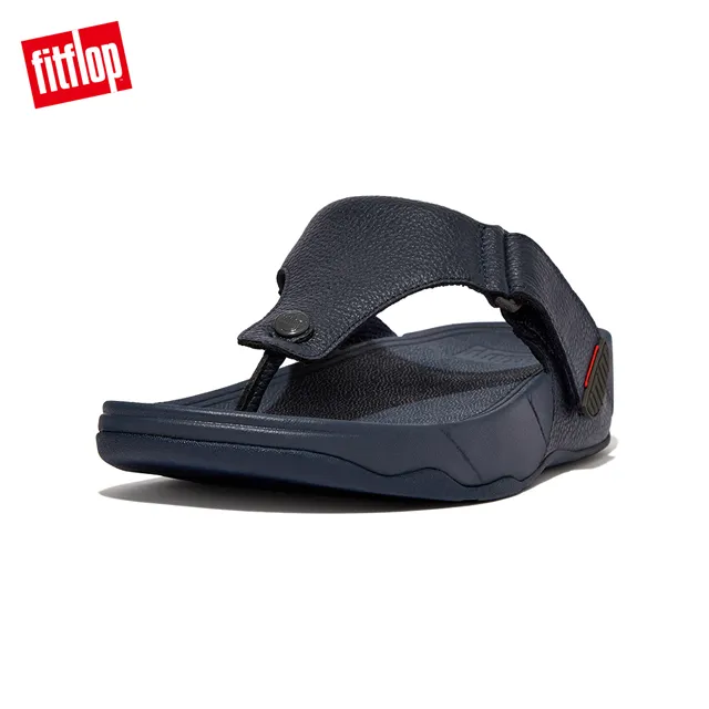 【FitFlop】TRAKK II經典可調式皮革夾腳涼鞋-男(拿鐵米色) 歷史價格詳細信息