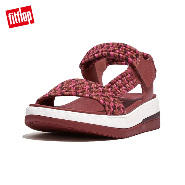 【FitFlop】SURFF ADJUSTABLE LEATHER BACK-STRAP SANDALS運動風可調式皮革後帶涼鞋-女(靓黑色) 歷史價格詳細信息