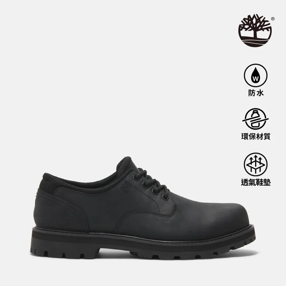 【Timberland】男款黑色皮革防水休閒鞋(A69T9W02) 歷史價格詳細信息