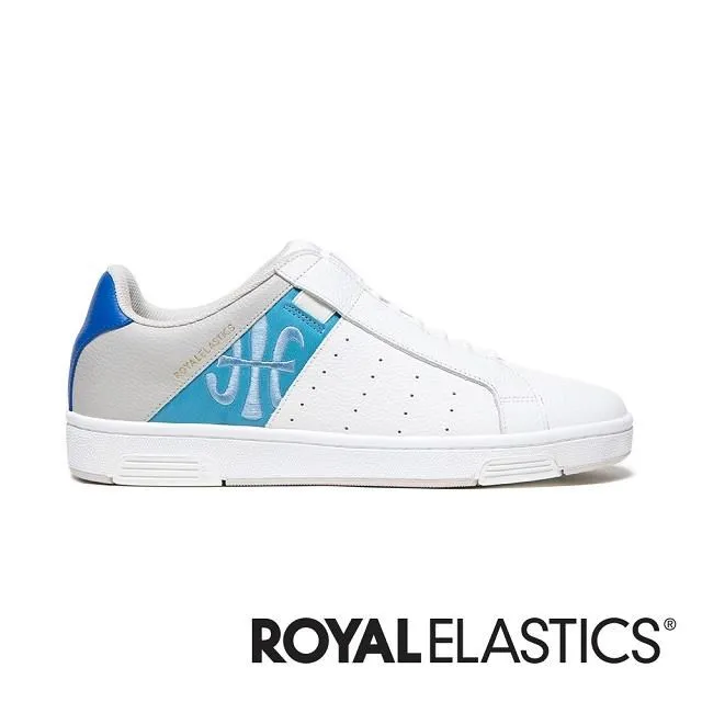 Royal Elastics Icon 休閒鞋 白 灰 藍 皮革 彈力帶 女鞋 【ACS】 91932051 歷史價格詳細信息