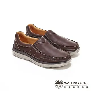 WALKING ZONE 時尚樂福鞋 莫卡辛男鞋-黑 (另有咖) 歷史價格詳細信息