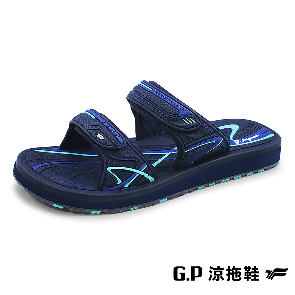 【G.P. 】高彈性舒適雙帶拖鞋(G3759M-10) (SIZE:40-44)~~~點點鞋舖 歷史價格詳細信息