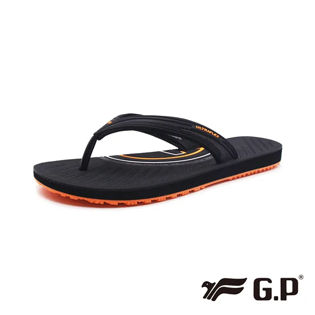 G.P(男)新 極簡風夾腳拖鞋 男鞋－黑色(另有綠色、橘色) 歷史價格詳細信息
