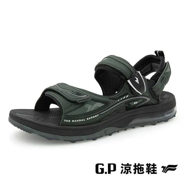 G.P(男)超緩震氣墊涼鞋 男鞋-橘紅(另有黑) 歷史價格詳細信息