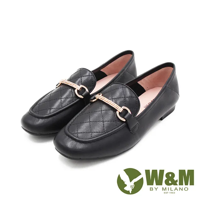 W&M(女)方頭莫卡辛樂福 女鞋-黑(另有米白) 歷史價格詳細信息