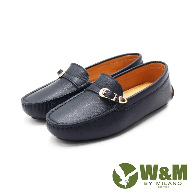 W&M(女)馬銜釦淑女樂福豆豆鞋 女鞋-深灰(另有深藍) 歷史價格詳細信息