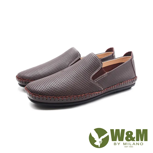 W&M(男)洞感透氣休閒樂福鞋 男鞋-咖色(另有黑色) 價格比較,價格查詢,歷史價格詳細信息