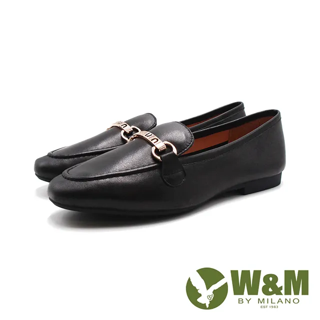 W&M(女)馬銜釦淑女樂福豆豆鞋 女鞋-深灰(另有深藍) 歷史價格詳細信息