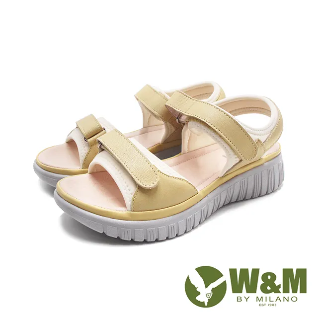 W&M(女)輕感編織減壓軟墊涼鞋 女鞋-淺棕(另有米灰) 歷史價格詳細信息