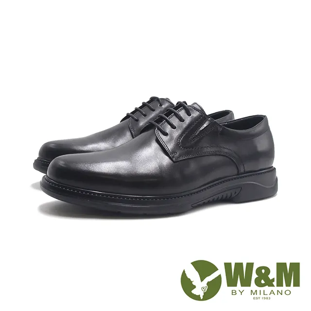 W&M(男)真皮減壓黏帶款 厚底男皮鞋－黑(另有咖) 歷史價格詳細信息