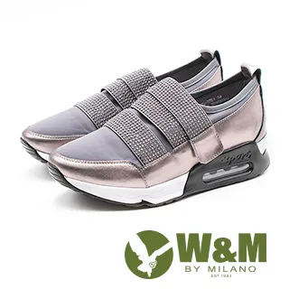 W&M(女)彈力帶不磨腳休閒鞋 女鞋-黑白色 歷史價格詳細信息