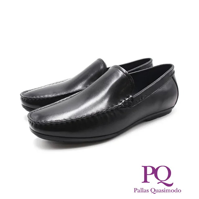 PQ(男)質感低調壓點紋皮鞋 男鞋-光澤黑色 歷史價格詳細信息