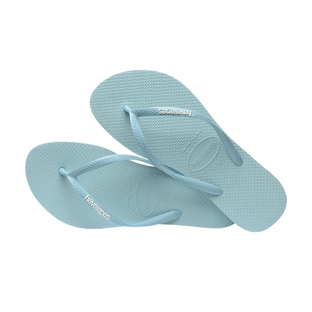 【havaianas 哈瓦仕】Slim Logo Pop Up 水藍色 女鞋 巴西人字拖 夾腳拖鞋 歷史價格詳細信息