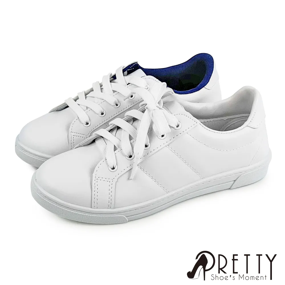 【Pretty】男 板鞋 休閒鞋 小白鞋 全黑工作鞋 綁帶 平底 素面 台灣製N-10628 歷史價格詳細信息