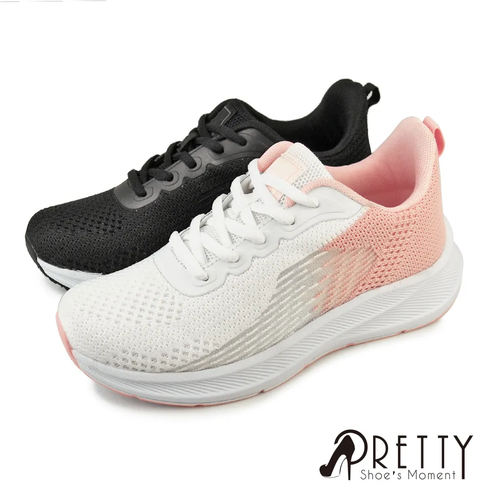 【Pretty】男鞋 運動鞋 休閒鞋 輕量 透氣 厚底 綁帶P-16738 歷史價格詳細信息