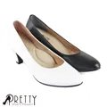 【Pretty】俐落簡約中粗跟包鞋B-2H995 歷史價格詳細信息