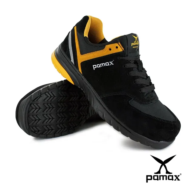 PAMAX 帕瑪斯-【運動型安全鞋】頂級氣墊皮革製止滑安全鞋、後跟加強防護 /PS37101FEH/男女尺寸4-12 歷史價格詳細信息