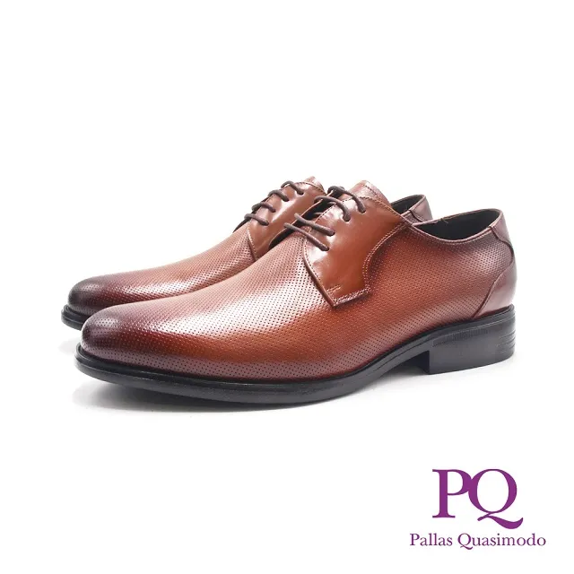 PQ(男)點壓光澤MD輕量型綁帶款上班皮鞋 男鞋-黑色 歷史價格詳細信息